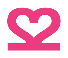 Heart Love Sticker by 2HOT2PAY