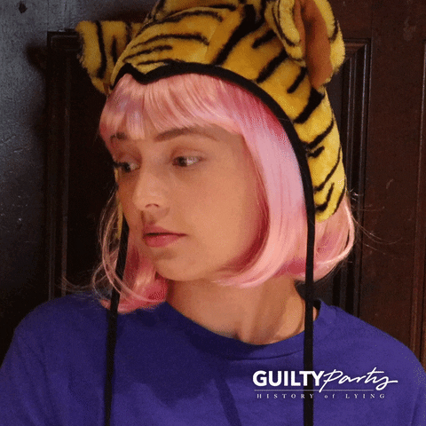 surprised alexis g. zall GIF by GuiltyParty