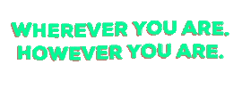 Wherever You Are Rainbow Sticker by Pilates People
