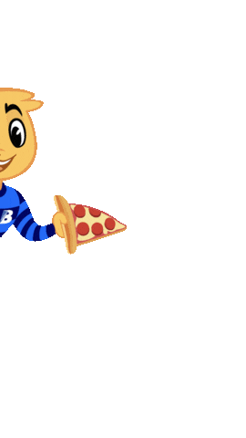 Coffee Pizza Sticker by Holler Studios