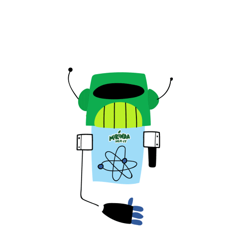 Robot Mix It Sticker by Mirinda