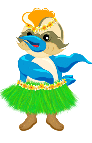 Dance Island Sticker by Pacific Islands Club Guam