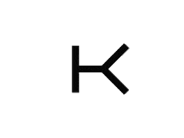 K Sticker by kuuno