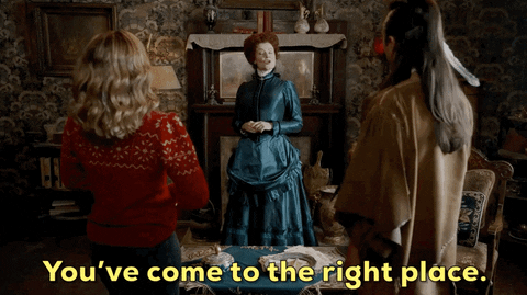 Rose Mciver Ghosts GIF by CBS - Find & Share on GIPHY