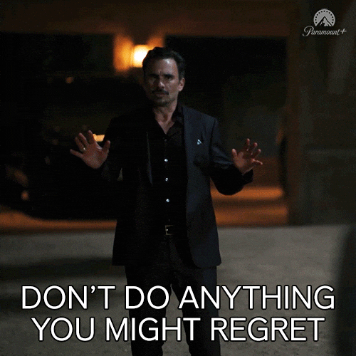 Regret GIF by Dutton Ranch