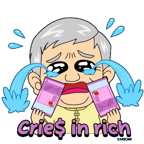 Chinese New Year Crying Sticker by CARSOMEMY