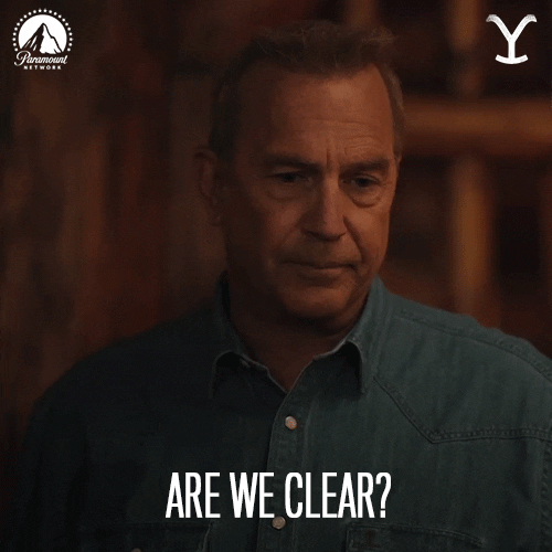 Do You Understand Paramount Network GIF by Yellowstone