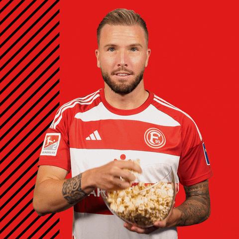 Football Popcorn GIF by Fortuna Düsseldorf