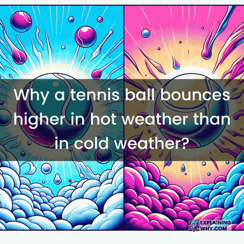 Atmospheric Pressure Tennis Ball Bounce GIF by ExplainingWhy.com