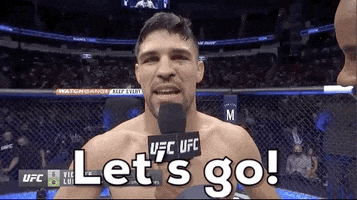 Lets Go Sport GIF by UFC