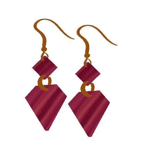 Clay Earrings Sticker