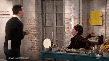 will and grace happy dance GIF by NBC