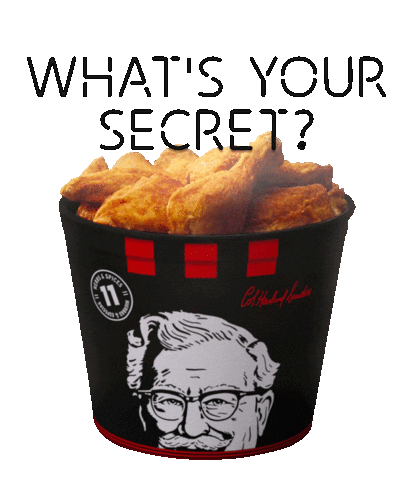 Secret Recipe Sticker by KFC LA&C