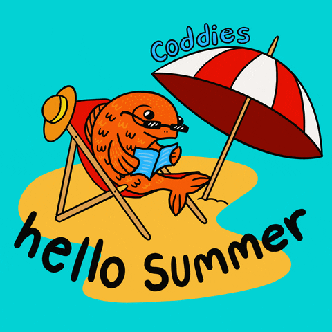 Summer Sunbathing GIF by Coddies