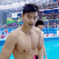 ning zetao swimming GIF