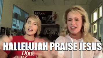Thank God Praise Jesus GIF by Chicks on the Right