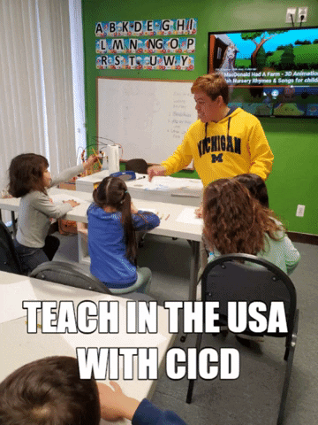 Usa Teacher GIF by Center for International Career Development