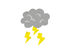 Lightning Thunder Sticker