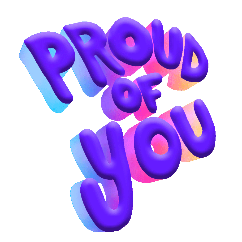 Proud Of You Good Job Sticker by megan motown for iOS & Android ...