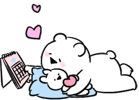 くま Love Sticker by すこぶる動くウサギ