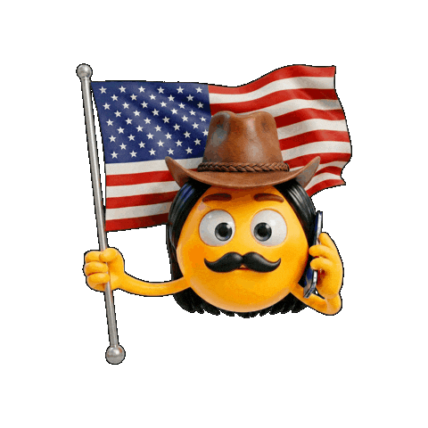 Emoji Usa Sticker by WhatsApp SIM