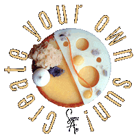 Sun Turning Sticker by Marija Crow