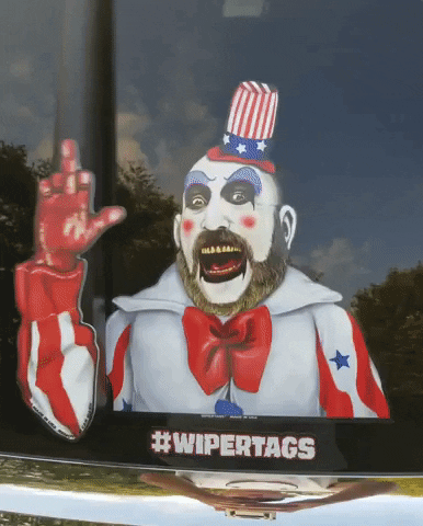 Clown Captainspaulding GIF by WiperTags Wiper Covers