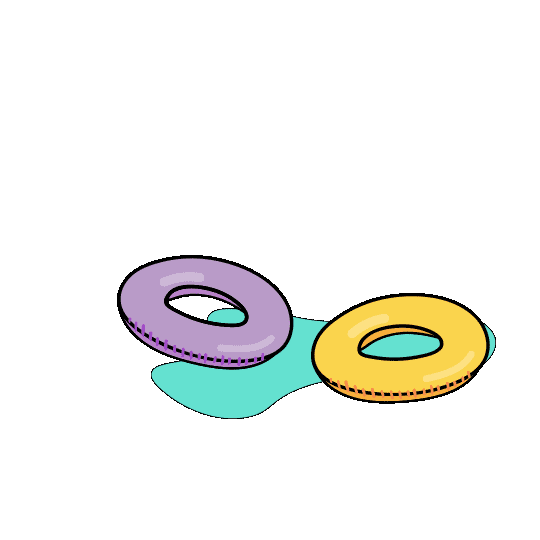 Party Pool Sticker by belindachangllc