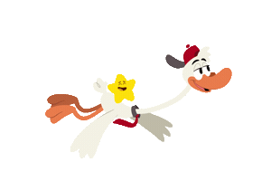 Star Bird Sticker