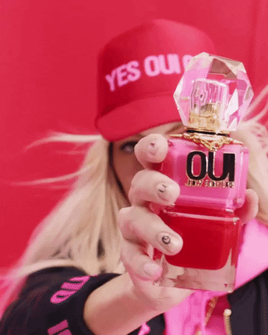 JuicyCouture perfume oui yes you can juicy couture GIF