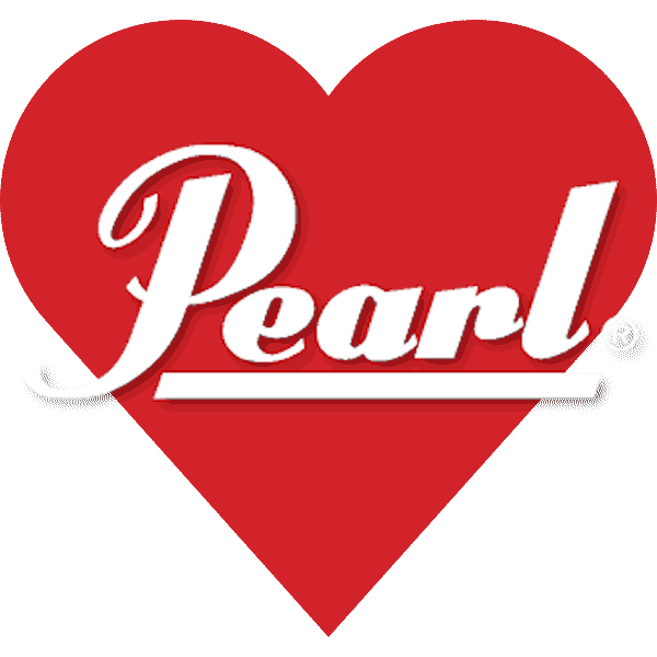 Heart Logo Sticker by Pearl Drums Europe