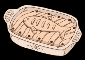 Cake Fish GIF by Catalina Cella