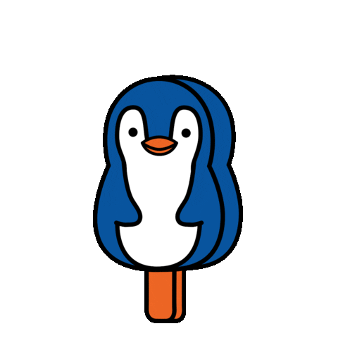 Ice Cream Penguin Sticker by Bos Animation