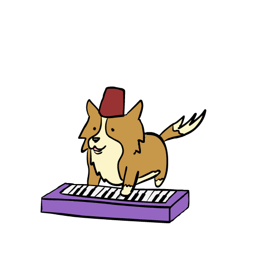 Dog Playing Sticker by raffa-bert