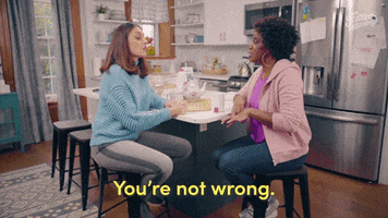 Chatting You Are Not Wrong GIF by Scary Mommy