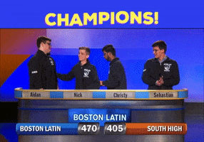 boston latin media GIF by WGBH's High School Quiz Show