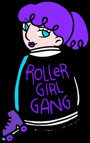 RollerGirlGang rollergirlgang girlgang rollerskate GIF