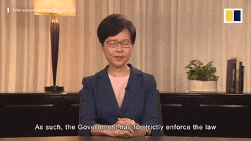 hong kong statement carrie lam extradition bill GIF