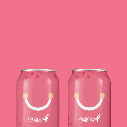 Susan G Komen Cheers GIF by bubly