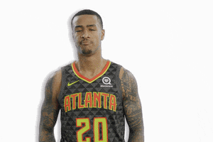 John Collins Reaction GIF by Atlanta Hawks