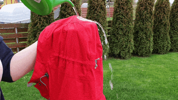 gogonano waterproof nanotechnology red jacket gogonano GIF