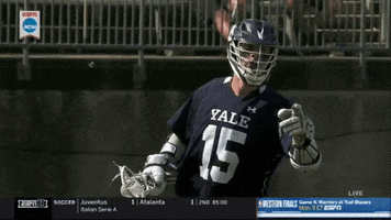Yale Bulldogs Lacrosse GIF by NCAA Championships
