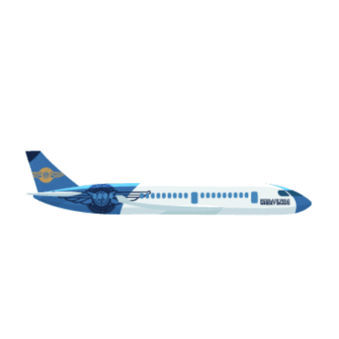 Fly Bravo Sticker by Haeremai Cloth Store