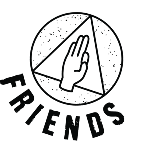 Hand Sticker by Friends NYC