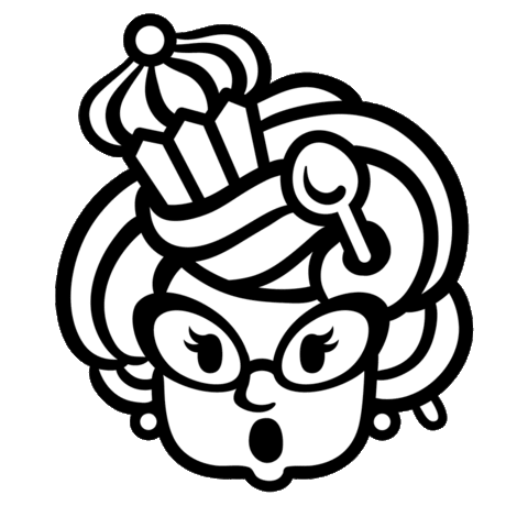 Surprise Wow Sticker by TetaFrida