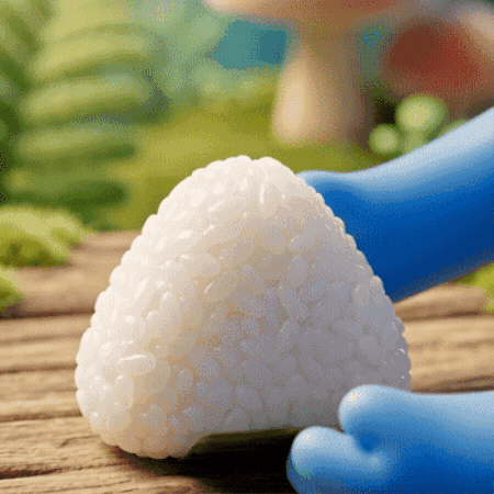 Hungry Rice Ball GIF by Bubba's LA