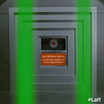 Do Not Push Top Secret GIF by Laff
