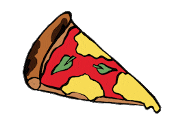 Pizza Toppings Food Sticker by Hatti Rex