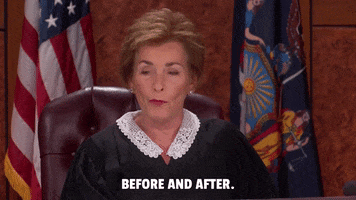 Before And After GIF by Judge Judy