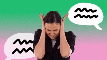 Too Much Shut Up GIF by Holler Studios